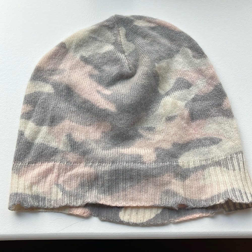 27 Miles Ari Camo Cashmere Beanie